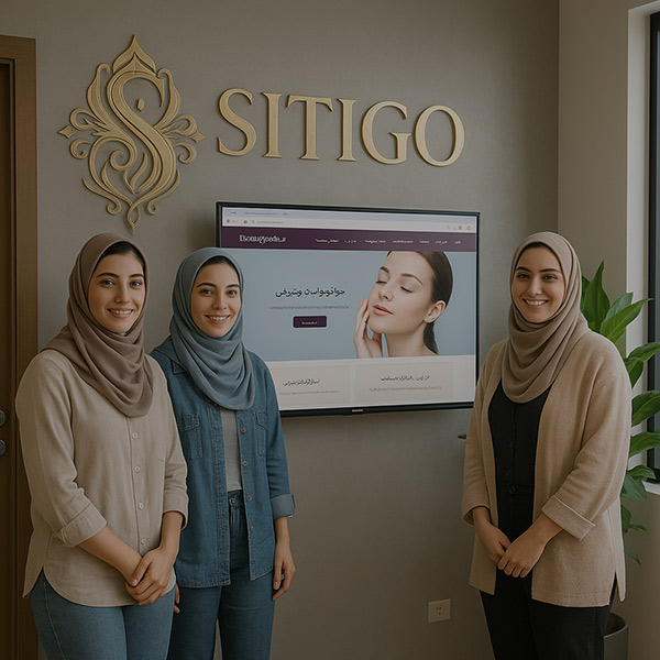 طراحی سایت بیوتی کد توسط سایتی گو