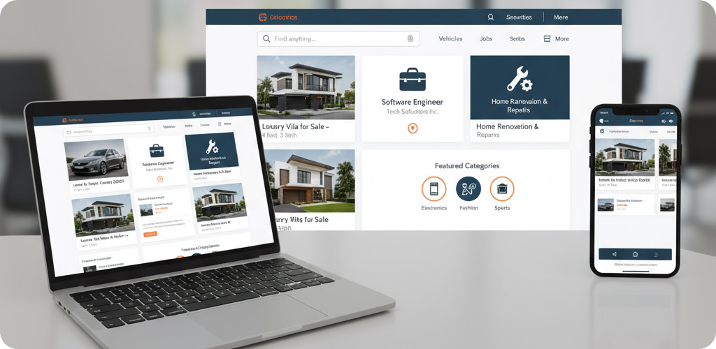 طراحی سایت آگهی و نیازمندی با سایتی گو