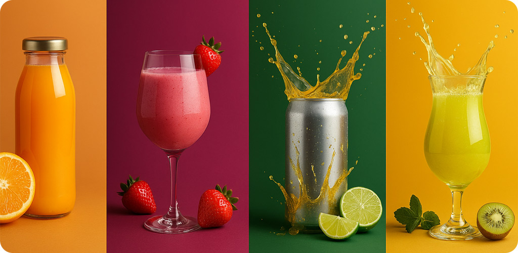 طراحی سایت نوشیدنی با سایتی گو