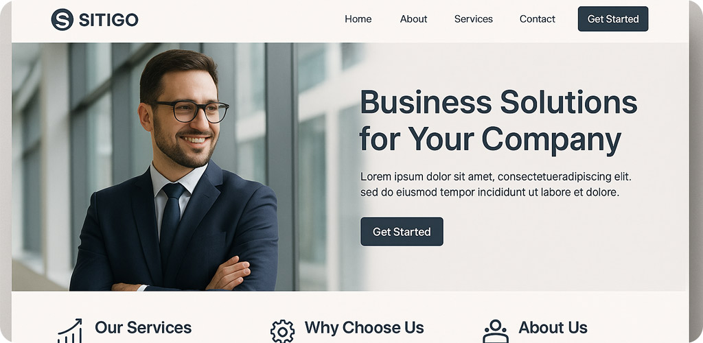 طراحی سایت شرکتی با سایتی گو