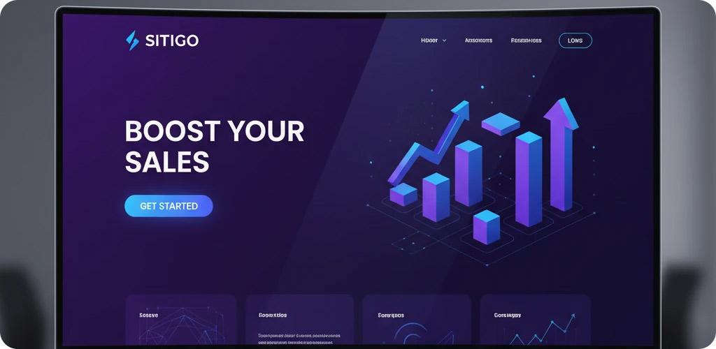 طراحی حرفه ای لندینگ پیج با سایتی گو