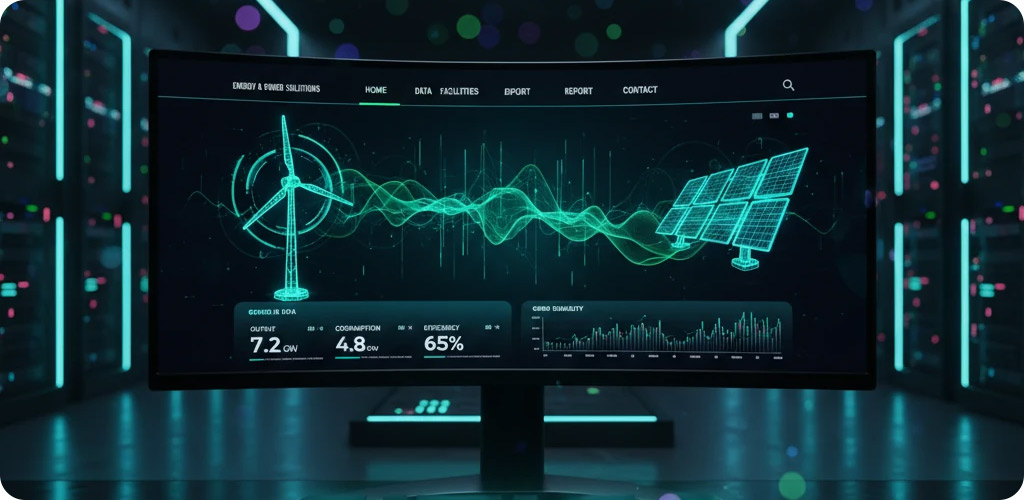 طراحی سایت معماری دیجیتال برای صنایع انرژی با سایتی گو