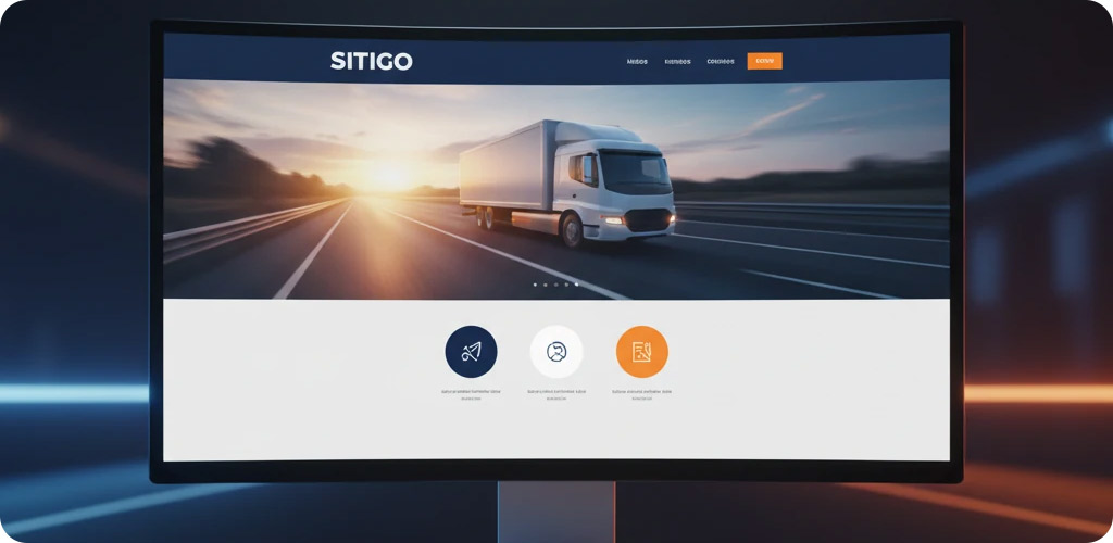 طراحی سایت حمل و نقل و باربری با سایتی گو