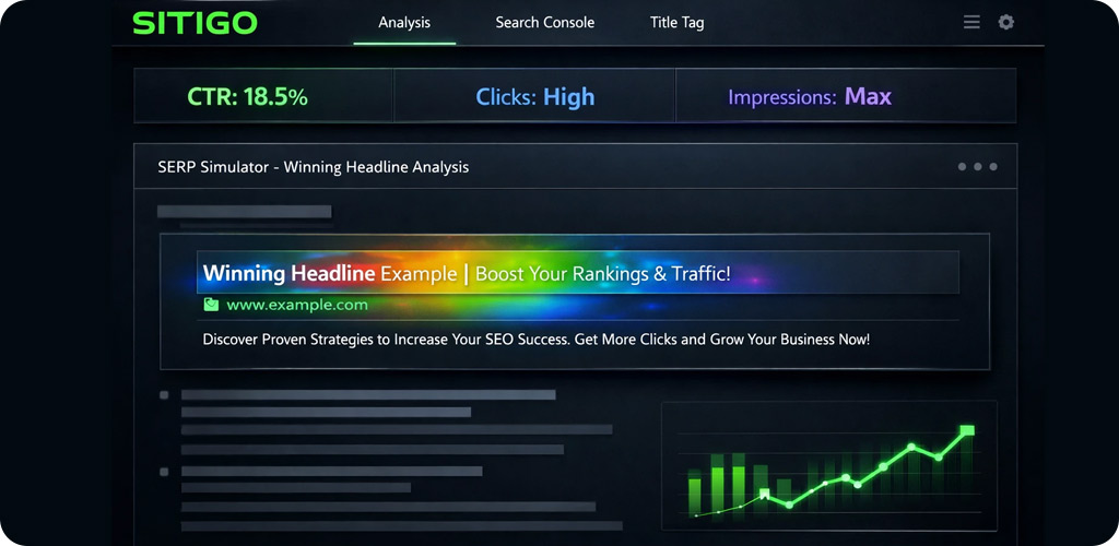 افزایش نرخ کلیک (CTR) با نوشتن تایتل های جذاب توسط سایتی گو