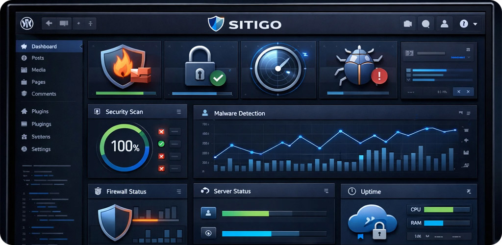 افزایش امنیت وردپرس با سایتی گو
